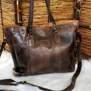 Patricia Nash leather bag large tote/ crossbody